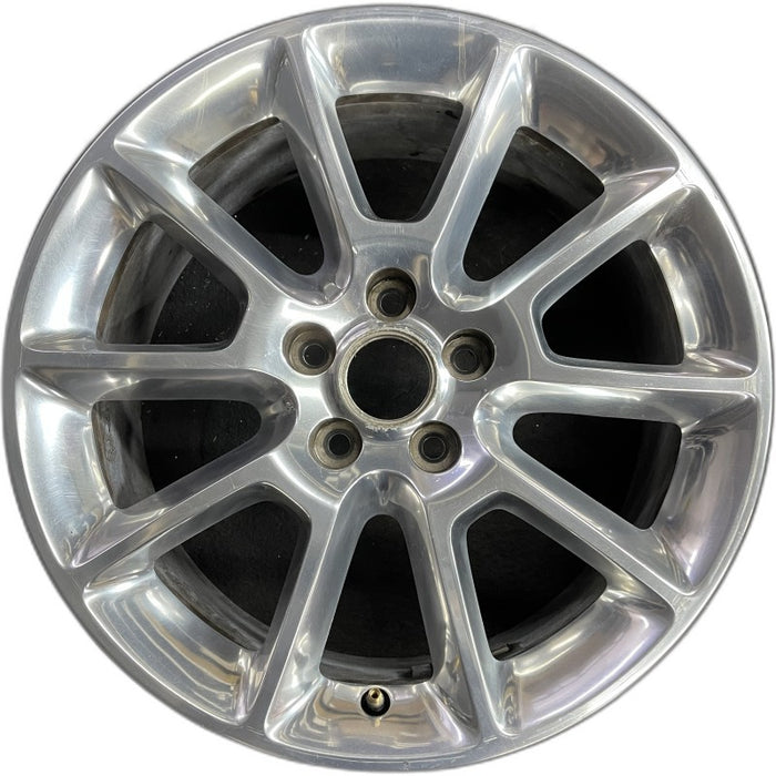 18" MUSTANG 10 18x8 aluminum TPMS 10 spoke polished Original OEM Wheel Rim