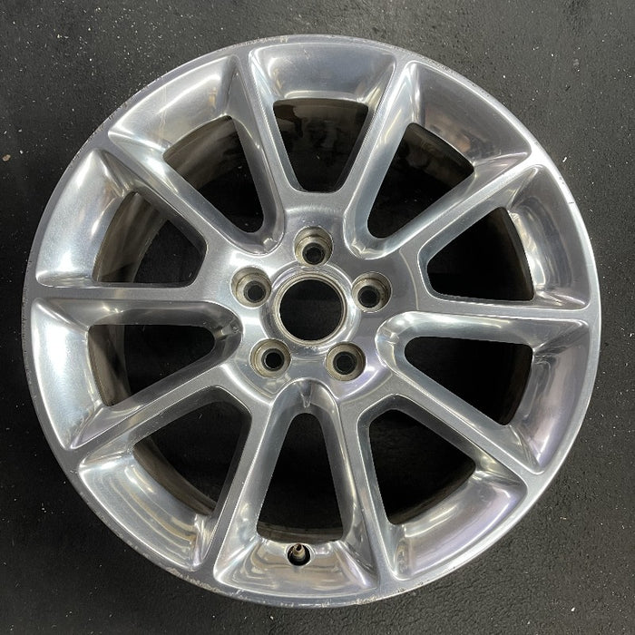 18" MUSTANG 10 18x8 aluminum TPMS 10 spoke polished Original OEM Wheel Rim