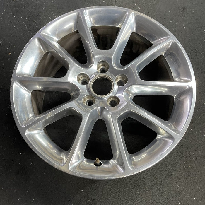 18" MUSTANG 10 18x8 aluminum TPMS 10 spoke polished Original OEM Wheel Rim