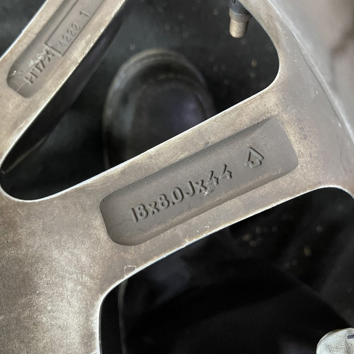 18" MUSTANG 10 18x8 aluminum TPMS 10 spoke polished Original OEM Wheel Rim