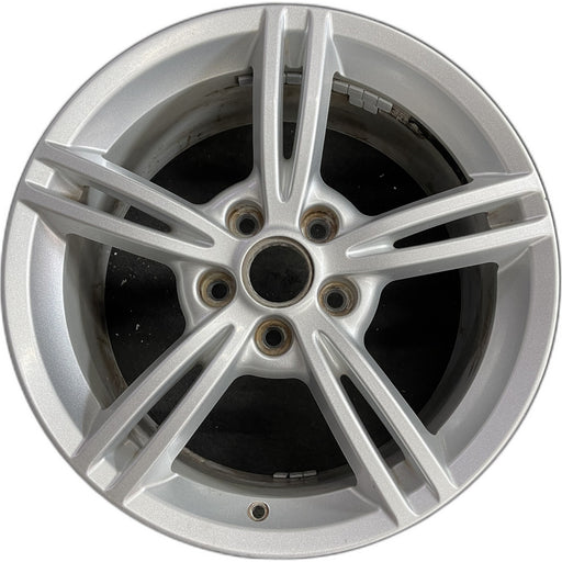 18" CORVETTE 08-09 18x8.5 , 5 double spoke, Original OEM Wheel Rim - Front View