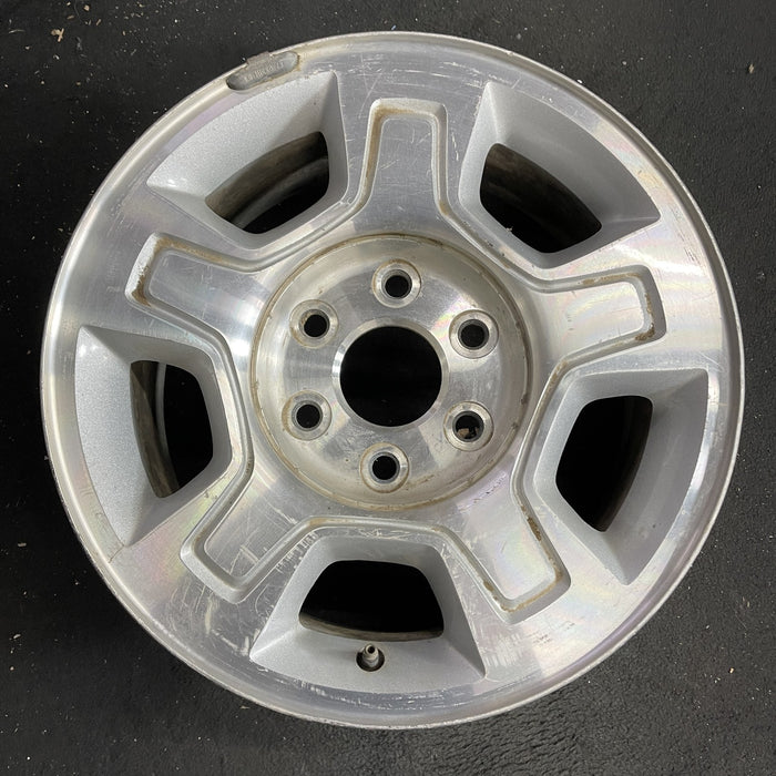 17" AVALANCHE 1500 07-10 17x7.5", aluminum, , pentastar groove that connects all spokes Original OEM Wheel Rim