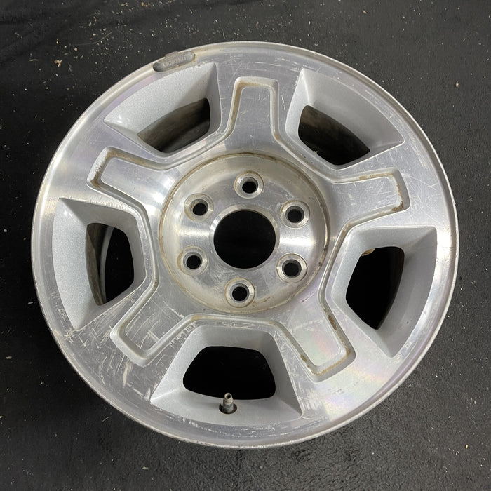 17" AVALANCHE 1500 07-10 17x7.5", aluminum, , pentastar groove that connects all spokes Original OEM Wheel Rim