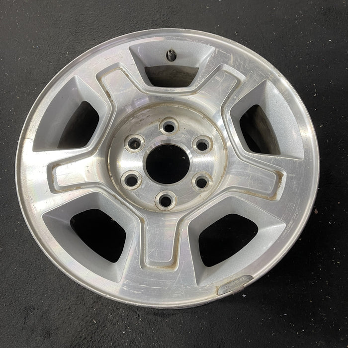 17" AVALANCHE 1500 07-10 17x7.5", aluminum, , pentastar groove that connects all spokes Original OEM Wheel Rim