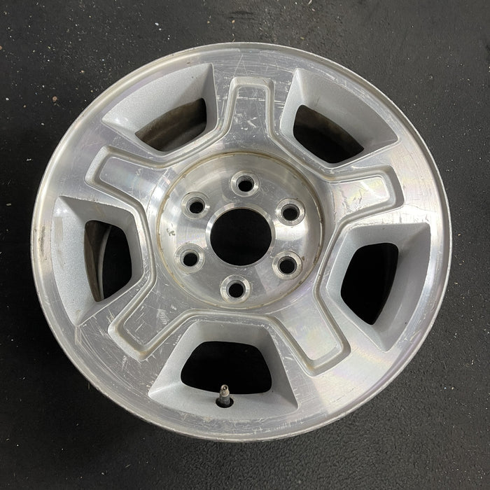 17" AVALANCHE 1500 07-10 17x7.5", aluminum, , pentastar groove that connects all spokes Original OEM Wheel Rim