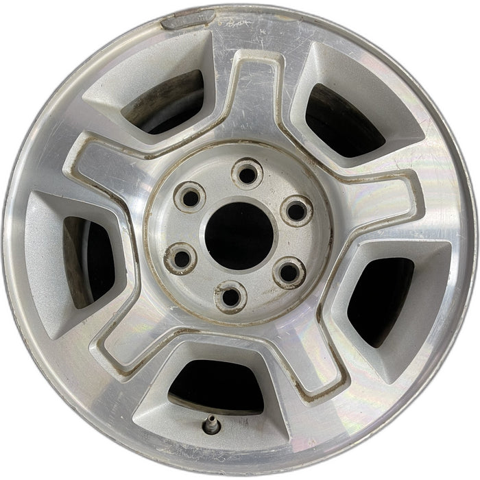 17" AVALANCHE 1500 07-10 17x7.5", aluminum, , pentastar groove that connects all spokes Original OEM Wheel Rim