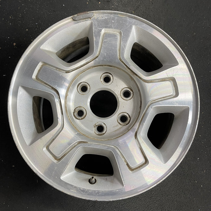 17" AVALANCHE 1500 07-10 17x7.5", aluminum, , pentastar groove that connects all spokes Original OEM Wheel Rim