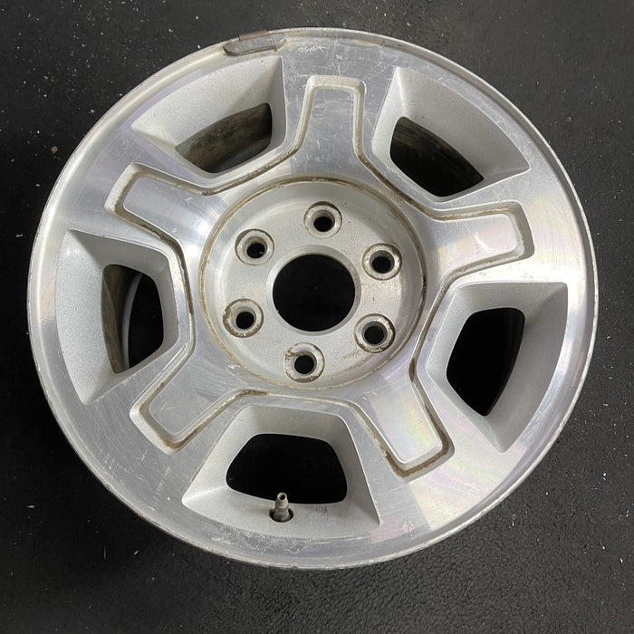17" AVALANCHE 1500 07-10 17x7.5", aluminum, , pentastar groove that connects all spokes Original OEM Wheel Rim