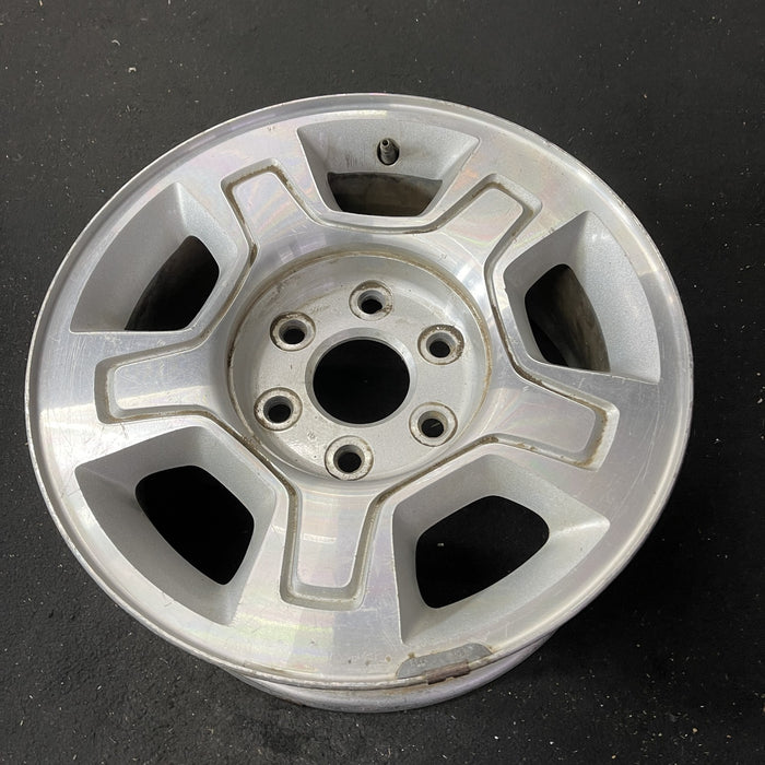 17" AVALANCHE 1500 07-10 17x7.5", aluminum, , pentastar groove that connects all spokes Original OEM Wheel Rim