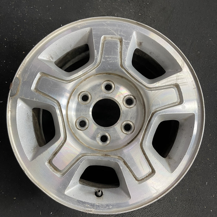 17" AVALANCHE 1500 07-10 17x7.5", aluminum, , pentastar groove that connects all spokes Original OEM Wheel Rim