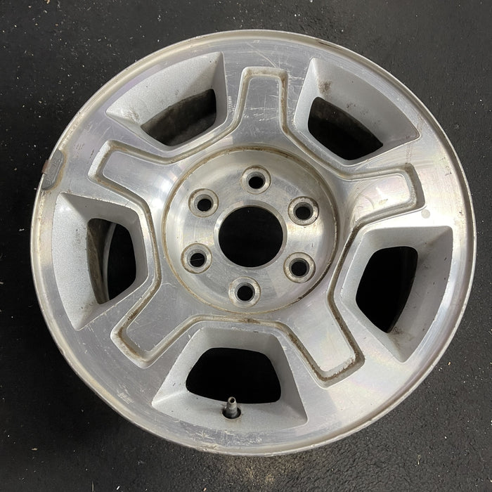 17" AVALANCHE 1500 07-10 17x7.5", aluminum, , pentastar groove that connects all spokes Original OEM Wheel Rim