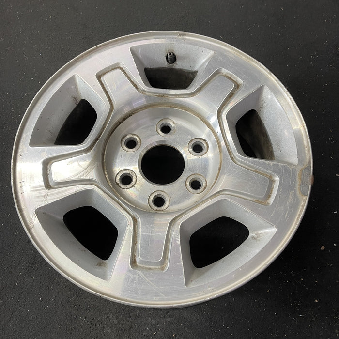 17" AVALANCHE 1500 07-10 17x7.5", aluminum, , pentastar groove that connects all spokes Original OEM Wheel Rim
