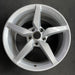 19" CORVETTE 14-15 rear, 19x10, silver Original OEM Wheel Rim - Angle View