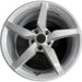 19" CORVETTE 14-15 rear, 19x10, silver Original OEM Wheel Rim - Front View