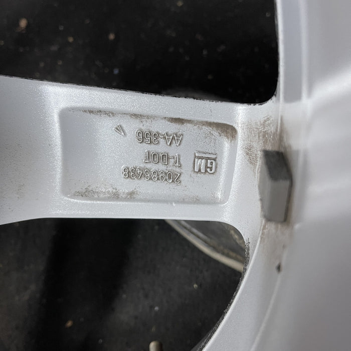 19" CORVETTE 14-15 rear, 19x10, silver Original OEM Wheel Rim - Additional View
