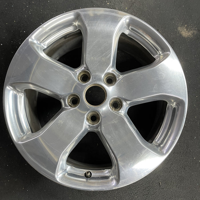 18" GRAND CHEROKEE 11 wheels, 18x8, polished Original OEM Wheel Rim - Angle View