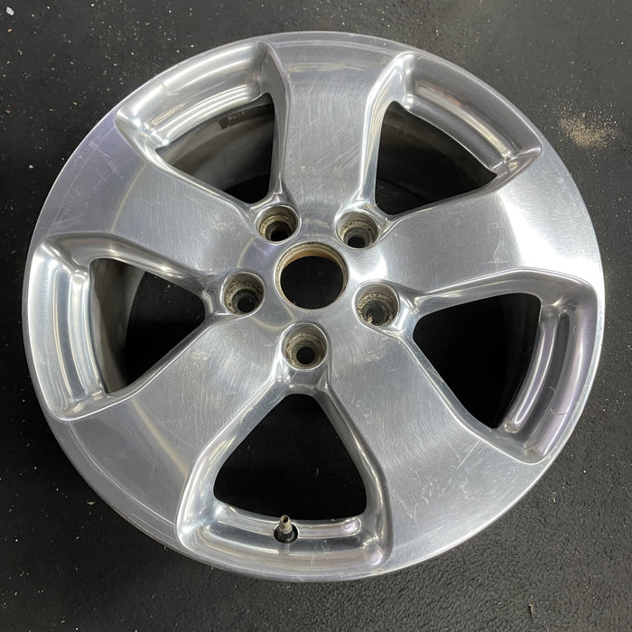 18" GRAND CHEROKEE 11 wheels, 18x8, polished Original OEM Wheel Rim - Side Profile