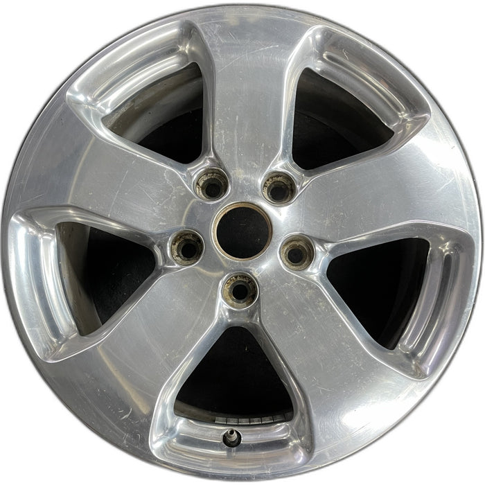18" GRAND CHEROKEE 11 wheels, 18x8, polished Original OEM Wheel Rim - Front View