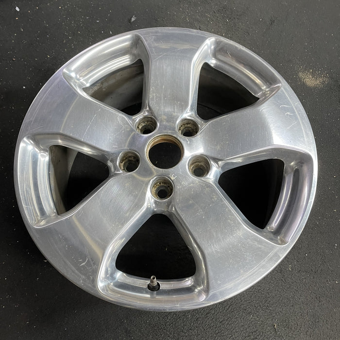 18" GRAND CHEROKEE 11 wheels, 18x8, polished Original OEM Wheel Rim - Side Profile
