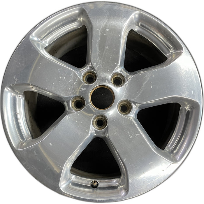 18" GRAND CHEROKEE 11 wheels, 18x8, polished Original OEM Wheel Rim - Front View