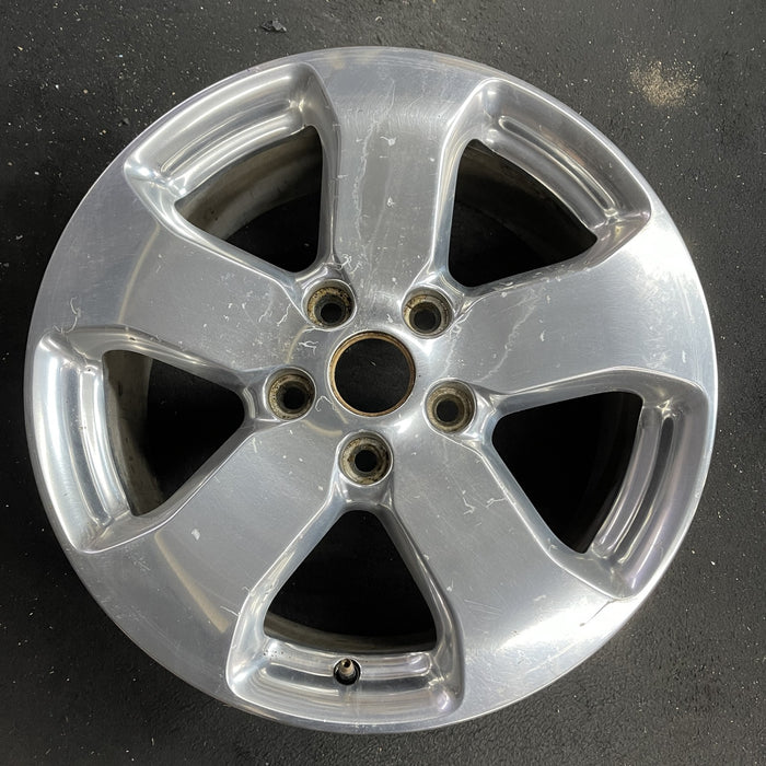 18" GRAND CHEROKEE 11 wheels, 18x8, polished Original OEM Wheel Rim - Angle View