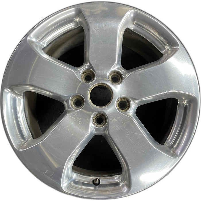 18" GRAND CHEROKEE 11 wheels, 18x8, polished Original OEM Wheel Rim - Front View