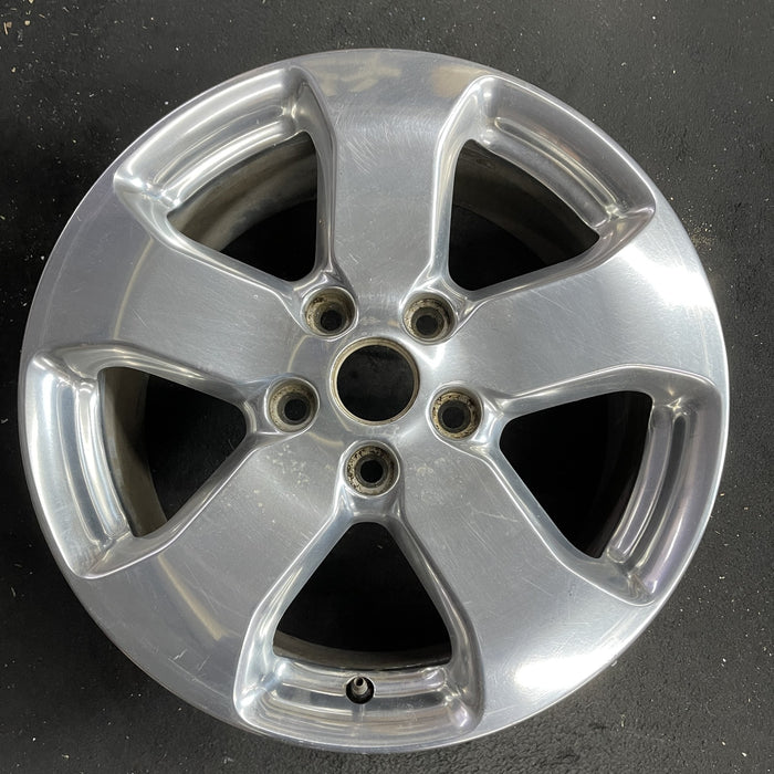 18" GRAND CHEROKEE 11 wheels, 18x8, polished Original OEM Wheel Rim - Angle View