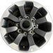 17" DODGE 2500 PICKUP 17-18 , 17x8 , 8 spoke Original OEM Wheel Rim - Front View
