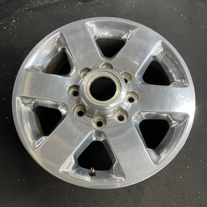 18" DODGE 2500 PICKUP 14 18x8, 6 spoke, polished polished pockets Original OEM - Side Profile