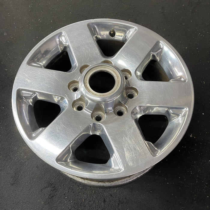 18" DODGE 2500 PICKUP 14 18x8, 6 spoke, polished polished pockets Original OEM - Close-Up Detail