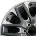 20" SEQUOIA 23-24 20x8 open spoke 6 spoke machined face with black pockets - Angle View