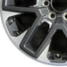 20" SEQUOIA 23-24 20x8 open spoke 6 spoke machined face with black pockets - Back View