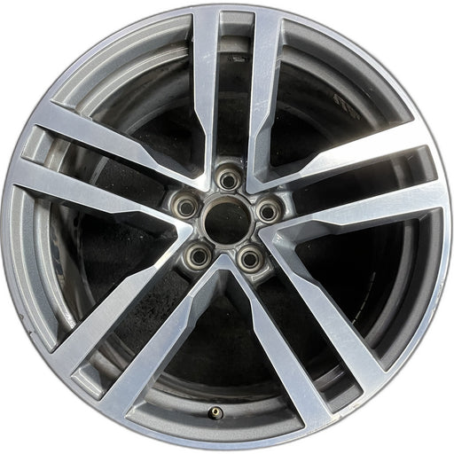 19" AUDI TT 16 Base, 19x9 , , straight spokes Original OEM Wheel Rim - Front View