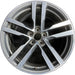 19" AUDI TT 16 Base, 19x9 , , straight spokes Original OEM Wheel Rim - Front View