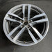 19" AUDI TT 16 Base, 19x9 , , straight spokes Original OEM Wheel Rim - Side Profile