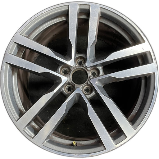 19" AUDI TT 16 Base, 19x9 , , straight spokes Original OEM Wheel Rim - Front View