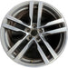 19" AUDI TT 16 Base, 19x9 , , straight spokes Original OEM Wheel Rim - Front View