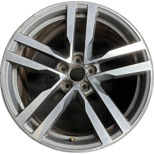 19" AUDI TT 16 Base, 19x9 , , straight spokes Original OEM Wheel Rim - Front View