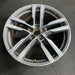 19" AUDI TT 16 Base, 19x9 , , straight spokes Original OEM Wheel Rim - Side Profile