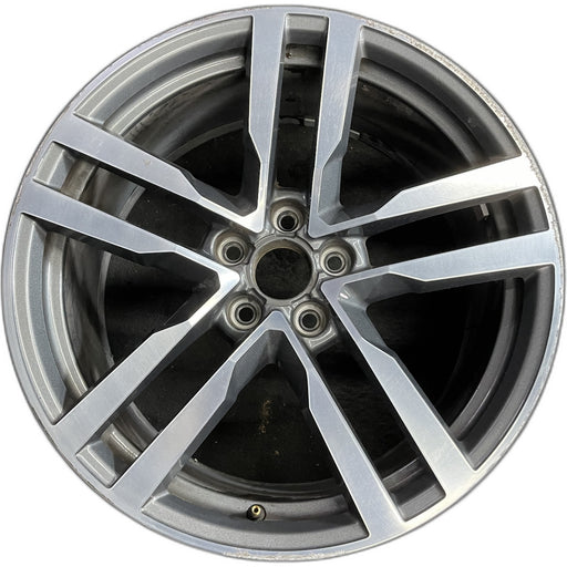 19" AUDI TT 16 Base, 19x9 , , straight spokes Original OEM Wheel Rim - Front View