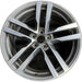 19" AUDI TT 16 Base, 19x9 , , straight spokes Original OEM Wheel Rim - Front View