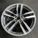 19" AUDI TT 16 Base, 19x9 , , straight spokes Original OEM Wheel Rim - Side Profile