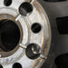 19" AUDI TT 16 Base, 19x9 , , straight spokes Original OEM Wheel Rim - Back View