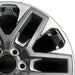 20" SEQUOIA 23-24 20x8 open spoke 6 spoke machined face with black pockets - Side Profile