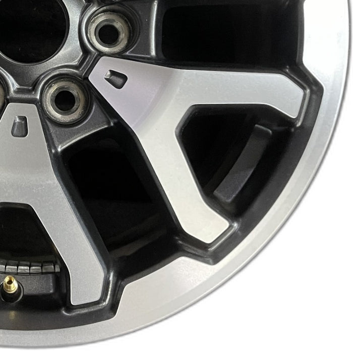 17" FORD F150 RAPTOR 21-23 17x8.5 aluminum 6 spoke V spoke silver Original OEM Wheel Rim