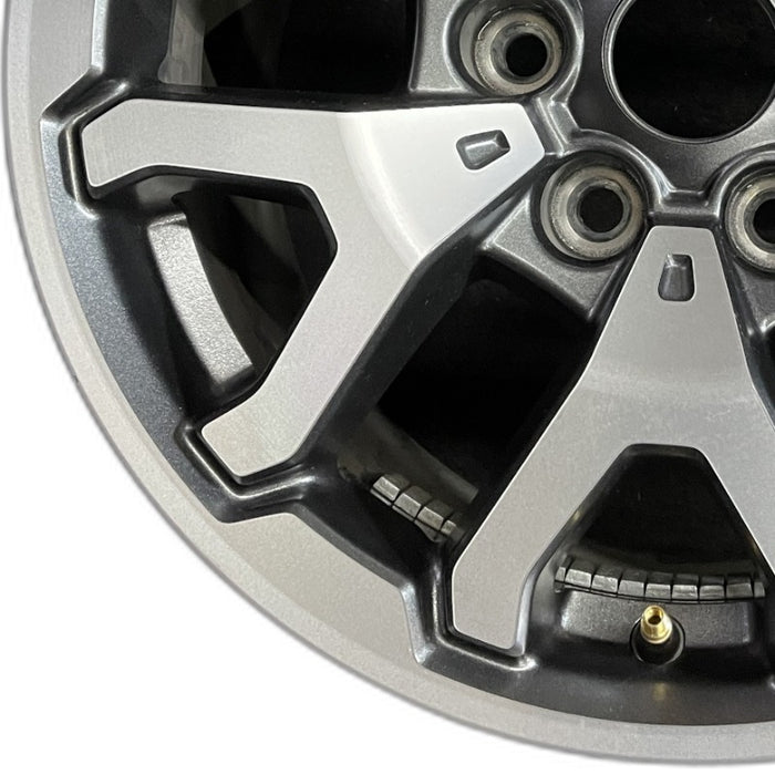 17" FORD F150 RAPTOR 21-23 17x8.5 aluminum 6 spoke V spoke silver Original OEM Wheel Rim