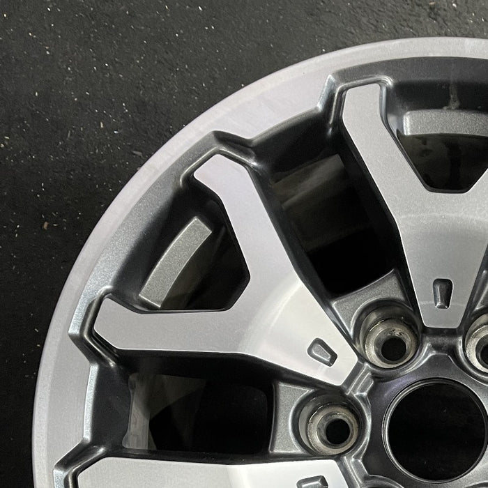 17" FORD F150 RAPTOR 21-23 17x8.5 aluminum 6 spoke V spoke silver Original OEM Wheel Rim