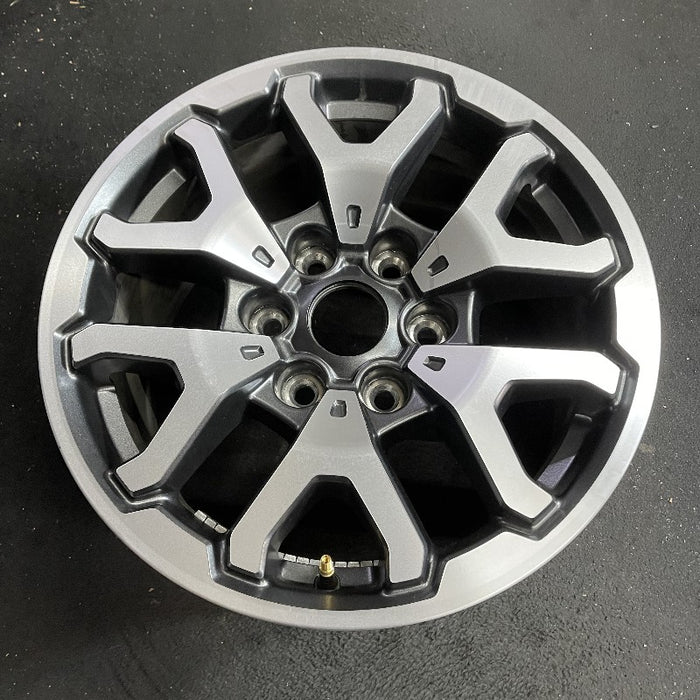 17" FORD F150 RAPTOR 21-23 17x8.5 aluminum 6 spoke V spoke silver Original OEM Wheel Rim