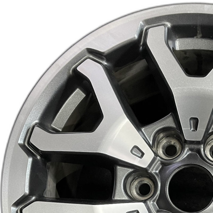 17" FORD F150 RAPTOR 21-23 17x8.5 aluminum 6 spoke V spoke silver Original OEM Wheel Rim