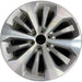 20" FORD F150 PICKUP 17 20x8.5 12 spoke machined face flash gray pockets - Front View